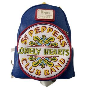 The Beatles Loungefly Sgt. Peppers Lonely Hearts Club Band Mini Backpack NWT